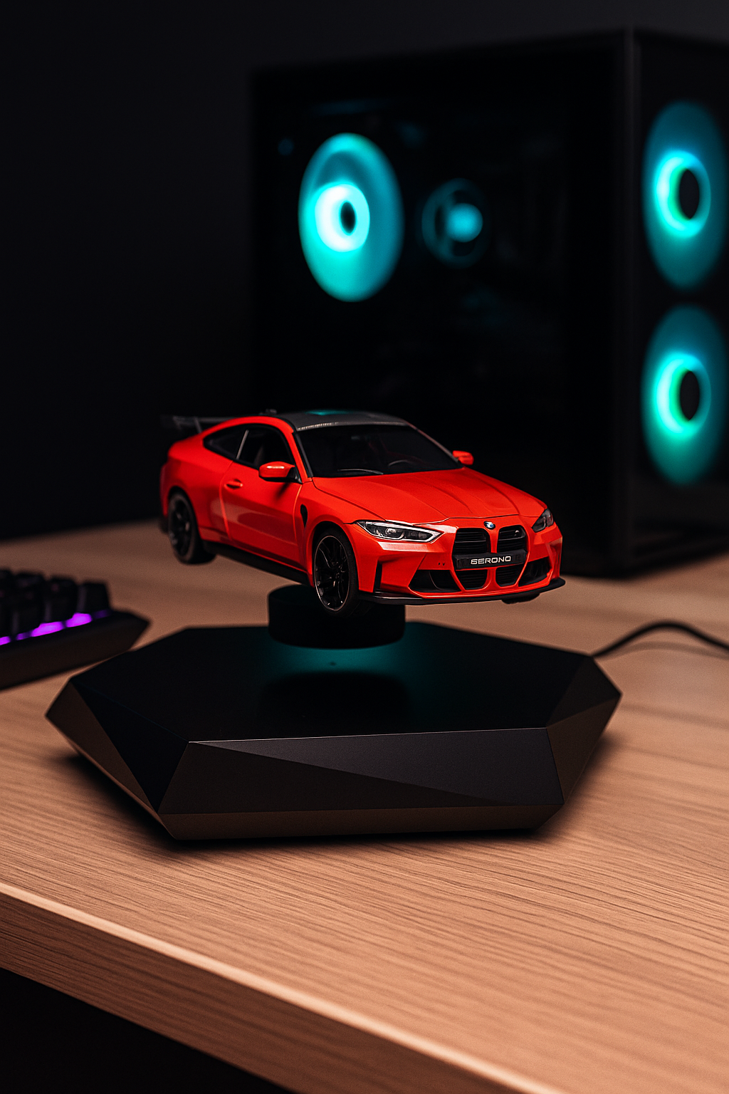 Levitating BMW M4 Competition